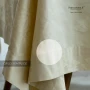 Outlet - Tovaglia Rettangolare - Rose In Fiandra di Puro Cotone 250x130 301Ch Panna